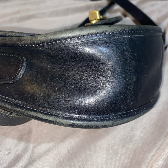Vintage Coach legacy Watson #9981 Black Leather Crossbody Bag - Picture 5 of 14